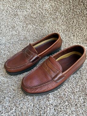 Sperry Men's  Brown Leather Penny Loafers size 9 1/2 M